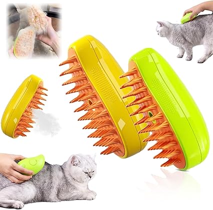 Pet steam brush